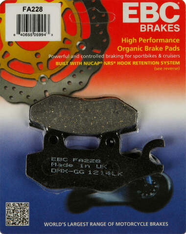 EBC BRAKE PADS FA228