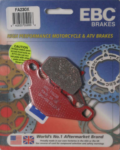 EBC BRAKE PADS FA230X