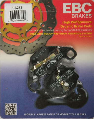 EBC BRAKE PADS FA251