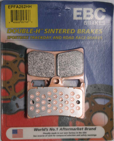 EBC EXTREME PRO BRAKE PADS EPFA252HH