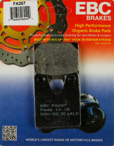 EBC BRAKE PADS FA267