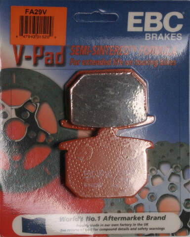EBC BRAKE PADS V-SERIES FA29V