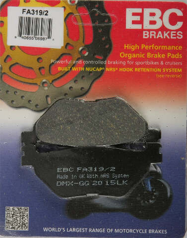 EBC BRAKE PADS FA319/2
