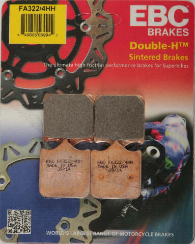 EBC BRAKE PADS FA322/4HH