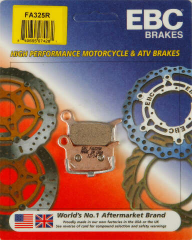 EBC BRAKE PADS FOR 09-10 KTM 65SX/XC 15-357R FA325R
