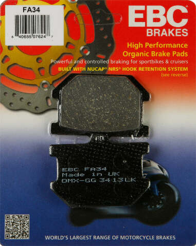 EBC BRAKE PADS FA34
