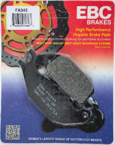 EBC BRAKE PADS ORGANIC FA343