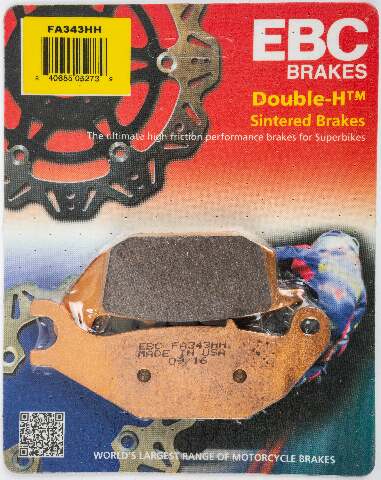 EBC BRAKE PADS DOUBLE-H SINTERED FA343HH
