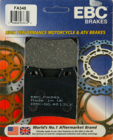 EBC BRAKE PADS FA348