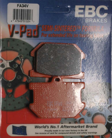 EBC BRAKE PADS V-SERIES FA34V