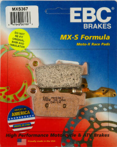 EBC BRAKE PADS MXS367