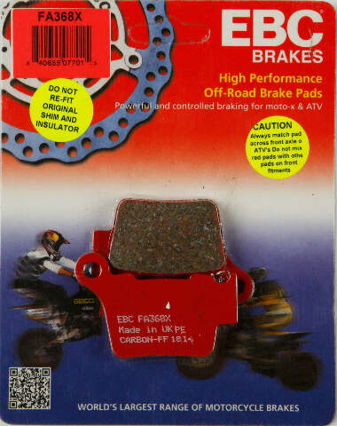 EBC BRAKE PADS FA368X