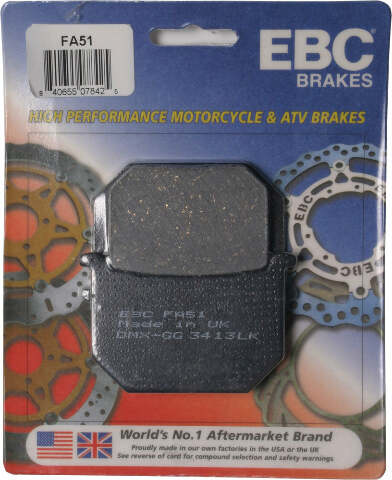 EBC BRAKE PADS FA51