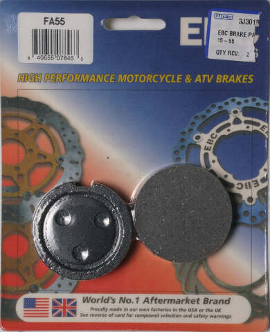 EBC BRAKE PADS FA55