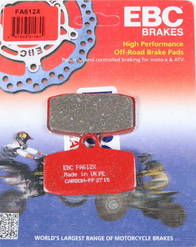 EBC BRAKE PADS FA612X