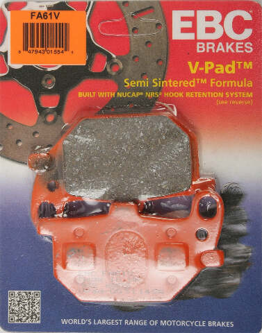 EBC BRAKE PADS V-SERIES FA61V
