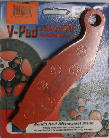 EBC BRAKE PADS V-SERIES FA638V