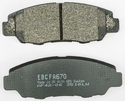 EBC BRAKE PADS FA670