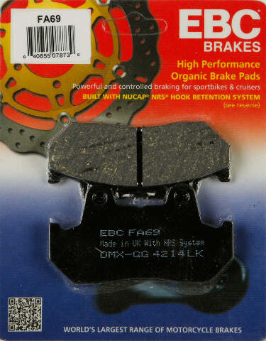 EBC BRAKE PADS FA69