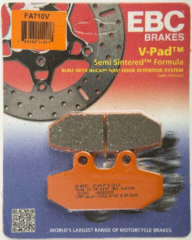EBC BRAKE PADS REAR V PADS `18-UP SOFTAILS FA710V
