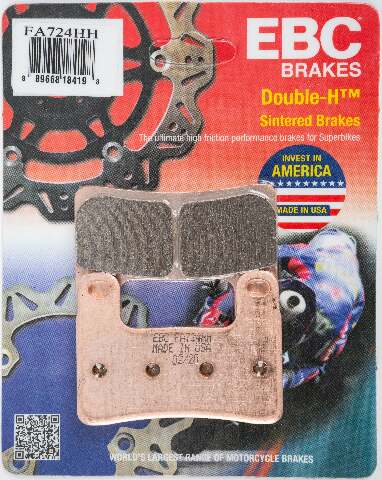 EBC BRAKE PADS DOUBLE-H SINTERED FA724HH