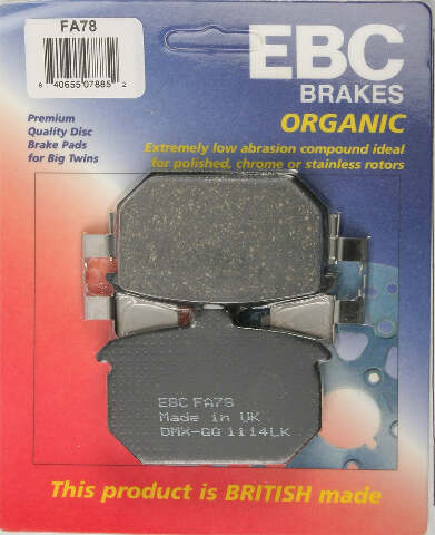 EBC BRAKE PADS FA78