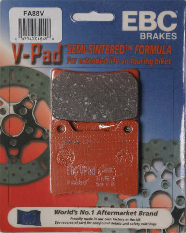 EBC BRAKE PADS V-SERIES FA88V