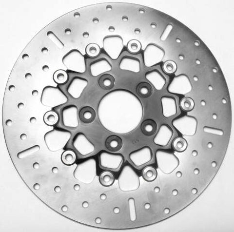 EBC FLOATING BRAKE ROTOR CHROME W/BLACK CENTER RSD020BLK