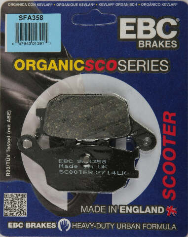 EBC BRAKE PADS SFA358