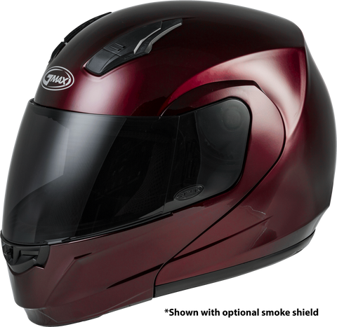 GMAX MD-04 MODULAR HELMET WINE RED MD G104105