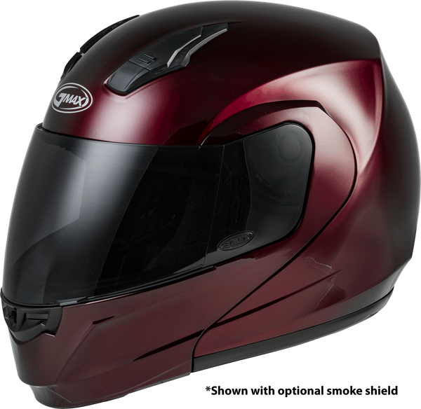 GMAX MD-04 MODULAR HELMET WINE RED 3X G104109