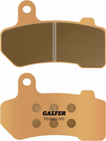 GALFER BRAKE PADS HH SINTERED FR/RR `08-19 FLH (EX. TRIKE) FD369G1370