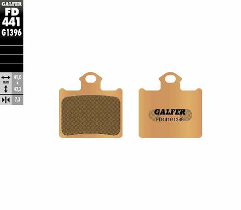 GALFER BRAKE PADS SINTERED FD441G1396 FD441G1396