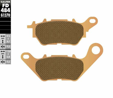 GALFER BRAKE PADS SINTERED FD484G1370 FD484G1370