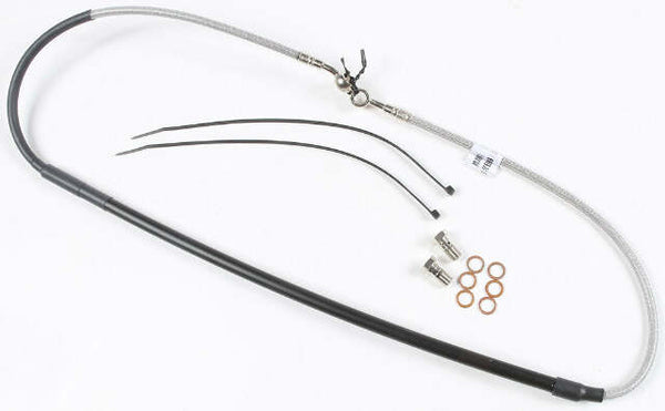 GALFER STEEL BRAKE LINE FRONT YAM FK003D344CR
