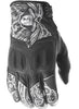 HIGHWAY 21 WOMEN'S VIXEN GLOVES BLACK/WHITE LACE 2X #5884 489-0091~6