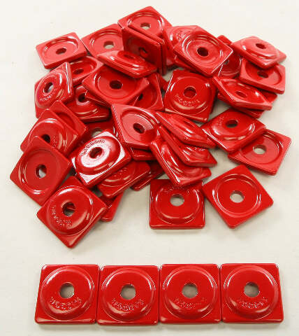 WOODYS SQUARE DIGGER SUPPORT PLATE RED ASW2-3790-48