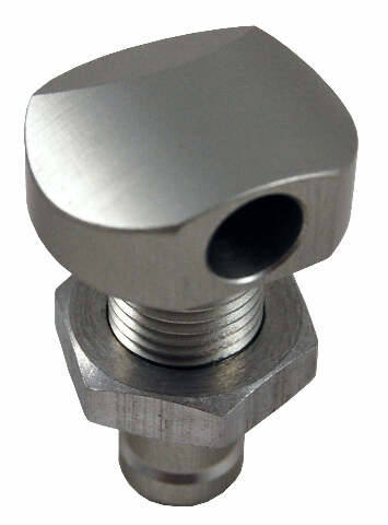 BLOWSION BILLET THRU-HULL WATER FITTING POLISHED 3/8