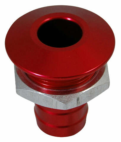 BLOWSION BILLET THRU-HULL WATER FITTING BILGE PUMP OUTLET RED 04-03-027