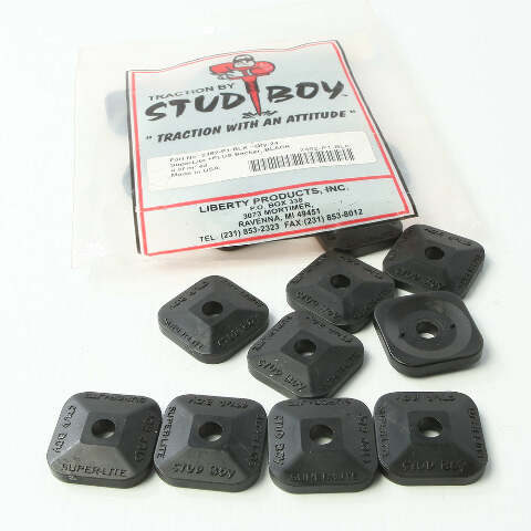 STUD BOY SUPER-LITE PLUS BACKERS BLACK 24/PK 2462-P1-BLK