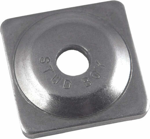 STUD BOY SQUARE BACKER PLATES ALUMINUM 24/PK 2061-P1