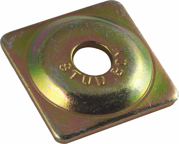STUD BOY SQUARE BACKER PLATES STEEL 96/PK 2017-P3