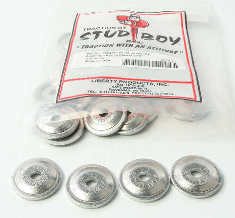 STUD BOY POWER PLATE ROUND BACKERS 24/PK 2554-P1