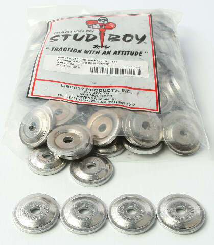 STUD BOY POWER PLATE ROUND BACKERS 144/PK 2554-P6