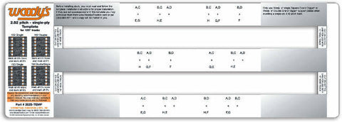 WOODYS STUDDING TEMPLATE 2.52