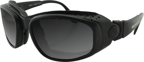 BOBSTER SPORT & STREET SUNGLASSES BLACK W/3 LENSES BSSA001AC
