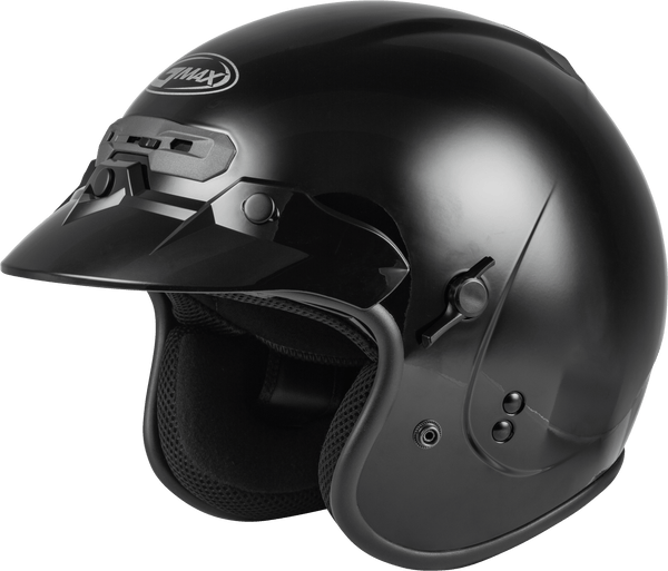 GMAX GM-32 OPEN-FACE HELMET BLACK 3X G1320029