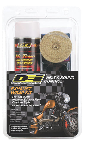 DEI EXHAUST PIPE WRAP KIT TAN WRAP W/WHITE COATING 901332