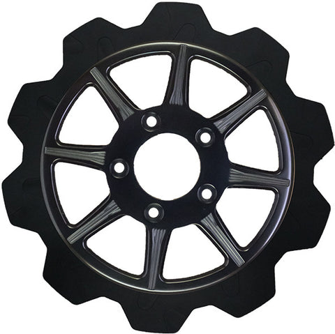 LYNDALL BRAKES HIGH CARBON STEEL PHOENIX REAR ROTOR BLACK 11.5