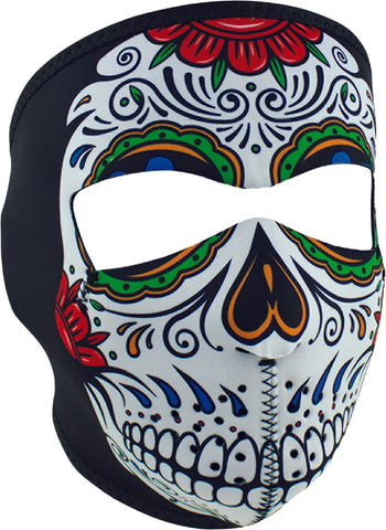 ZAN NEOPRENE FULL MASK MUERTE SKULL WNFM413